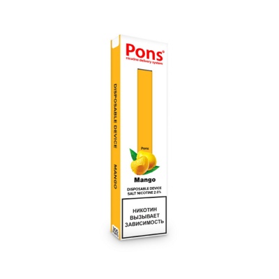 Одноразовая электронная сигарета Pons Disposable Device Mango - фото 1