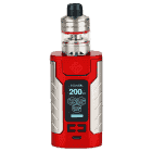 Wismec Sinuous FJ200 с клиромайзером Divider (200W, 4600 mAh) - Красный