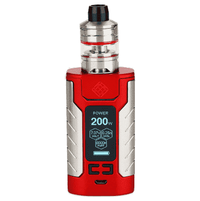 Wismec Sinuous FJ200 с клиромайзером Divider (200W, 4600 mAh) - Красный Wismec Sinuous FJ200 с клиромайзером Divider (200W, 4600 mAh) - Красный
