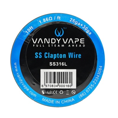  - Проволока Vandy Vape Clapton Wire SS316L 26AWG+30AWG