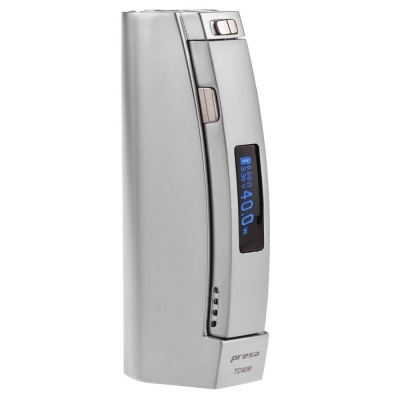 Батарейный мод Wismec Presa TC Simple (40W, 2300 mAh) - Стальной Батарейный мод Wismec Presa TC Simple (40W, 2300 mAh) - Стальной