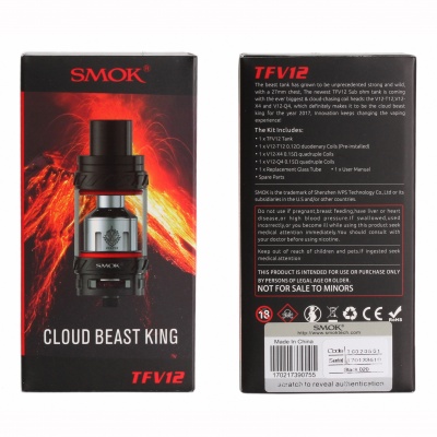 Клиромайзер Smok TFV12 - фото 5 Клиромайзер Smok TFV12 - фото 5