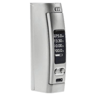 Батарейный мод WISMEC Presa TC 75W - Стальной Батарейный мод WISMEC Presa TC 75W - Стальной