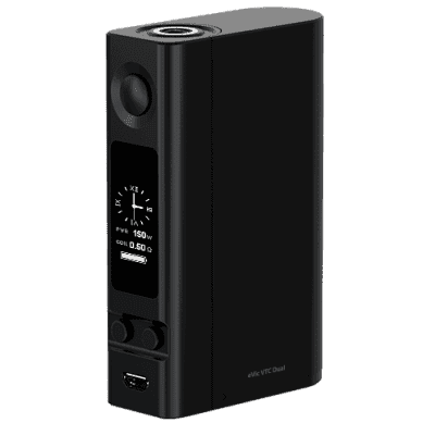 Батарейный мод Joyetech eVic VTC Dual Simple 75W/150W (без аккумулятора) - Черный Батарейный мод Joyetech eVic VTC Dual Simple 75W/150W (без аккумулятора) - Черный