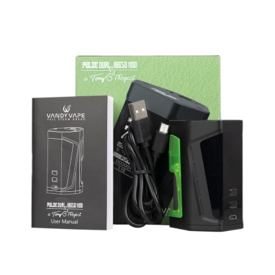 Батарейный сквонк мод Vandy Vape Pulse Dual Squonk (220W, без аккумулятора, 7 мл) - фото 9 Батарейный сквонк мод Vandy Vape Pulse Dual Squonk (220W, без аккумулятора, 7 мл) - фото 9